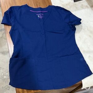 Women's Navy scrub  Top